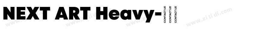 NEXT ART Heavy字体转换